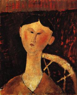 Amedeo Modigliani Portrait of Mrs. Hastings Sweden oil painting art
